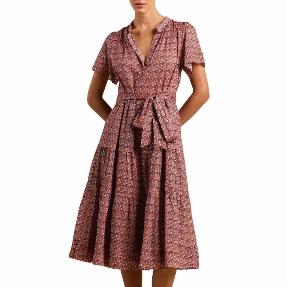 NEW TROVATA luana dress in mare ditsy